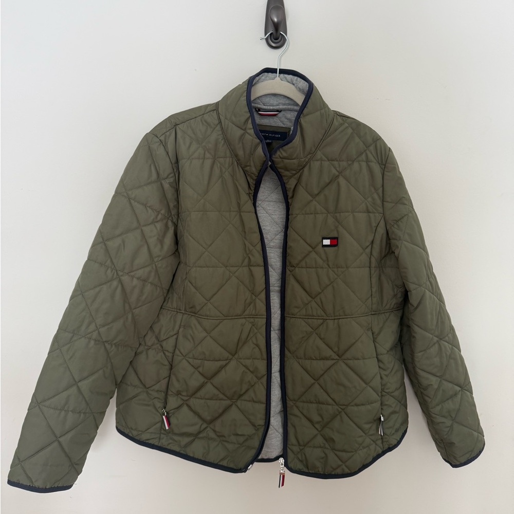 Tommy Hilfiger Women XL |  Olive Quilted Puffer Jacket